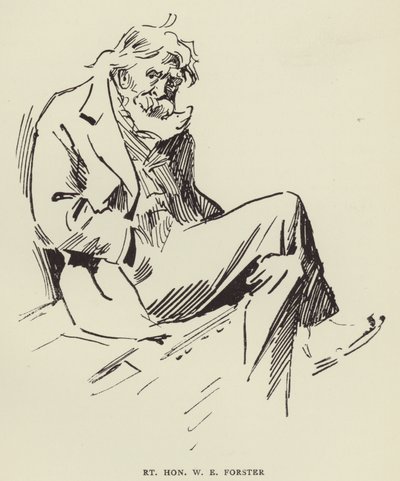 Höger ärade W E Forster av Harry Furniss