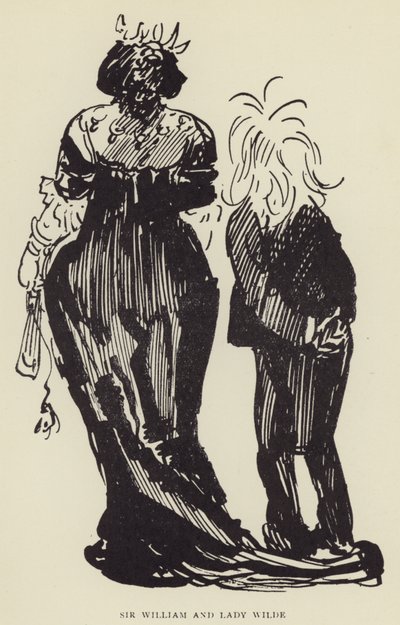 Sir William och Lady Wilde av Harry Furniss