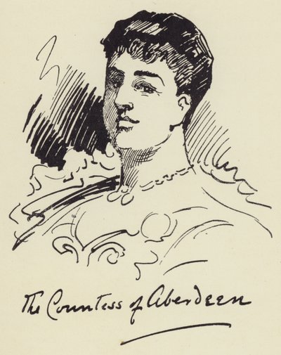 Grevinnan av Aberdeen av Harry Furniss