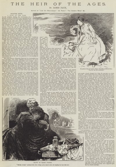 Tidernas arvtagare, av James Payn av Harry Furniss