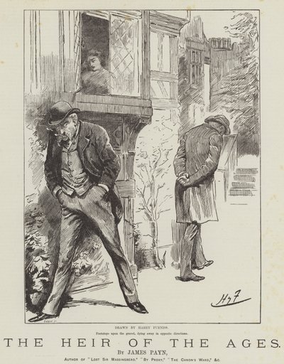 Tidernas arvtagare, av James Payn av Harry Furniss