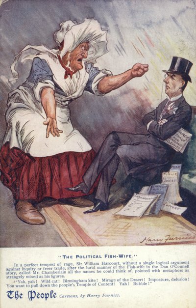 Den politiska fiskfrun av Harry Furniss