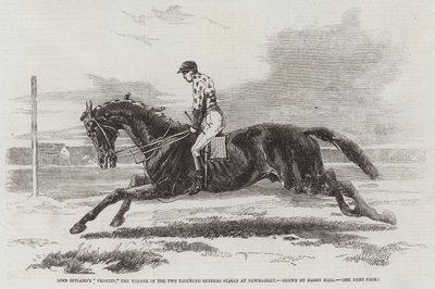 Lord Zetlands Vedette, vinnaren av tvåtusenguineas insatser på Newmarket av Harry Hall