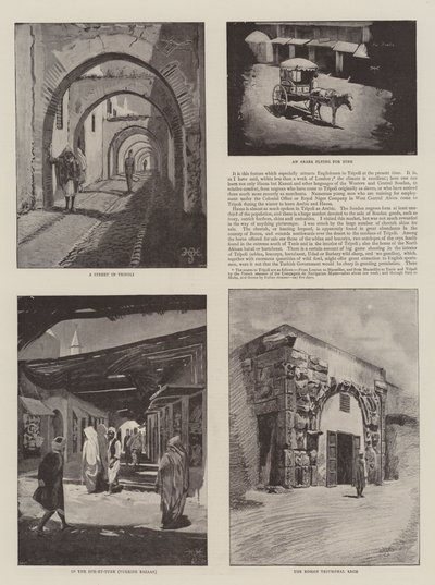 Scener av Tripoli av Harry Hamilton Johnston