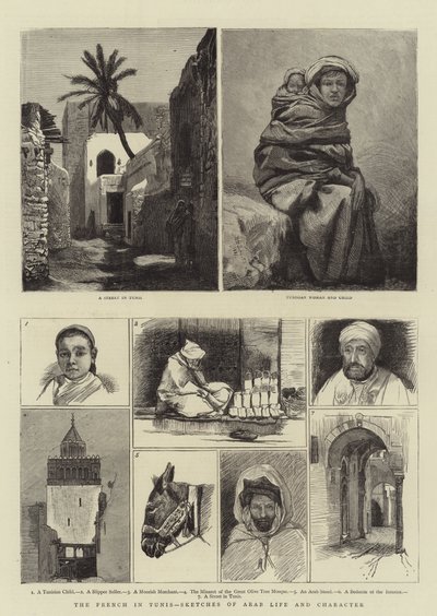 Fransmännen i Tunis, skisser av arabiskt liv och karaktär av Harry Hamilton Johnston