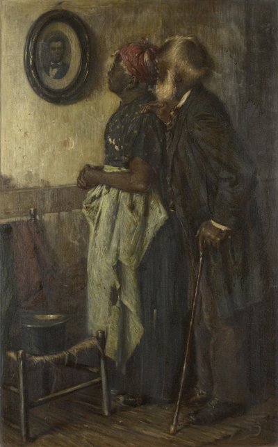 Var det för det bästa? 1904 (olja på duk) av Harry Herman Roseland