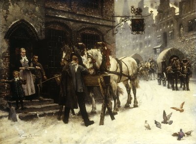 Utanför Village Inn av Harry Jochmus