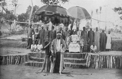 John Boko Cobham, kung av Old Calabar, södra Nigeria, 1912 av Harry Johnston