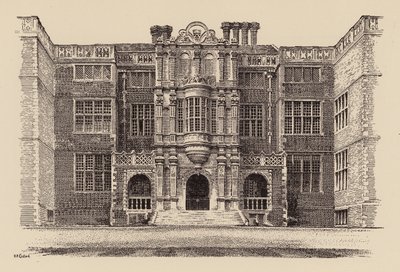 Bramshill, Hampshire (färg litho) av Harry Percy Clifford