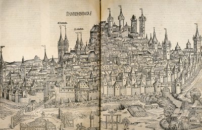 Nuremberg, Tyskland av Hartmann Schedel