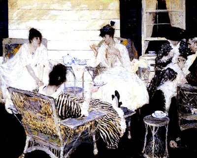 Tea Party av Harvey T. Dunn