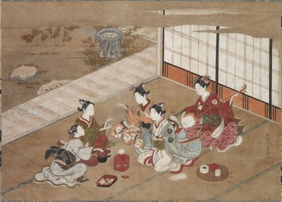Spelar "handspelet" av Hasegawa Yasumasa
