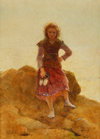 En musselsamlare, av Hector Caffieri