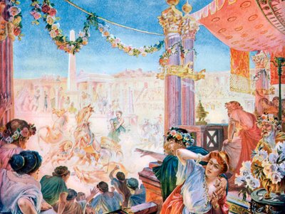 Circus of Nero eller Circus of Caligula, Rom, 1901. av Heilbronn