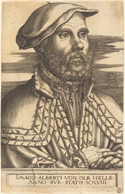 Albert van der Helle av Heinrich Aldegrever