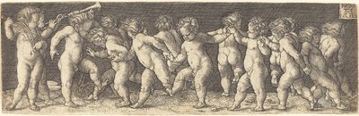 Dansande barn, 1535. av Heinrich Aldegrever