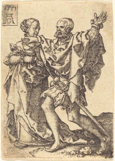 Dansande par av Heinrich Aldegrever