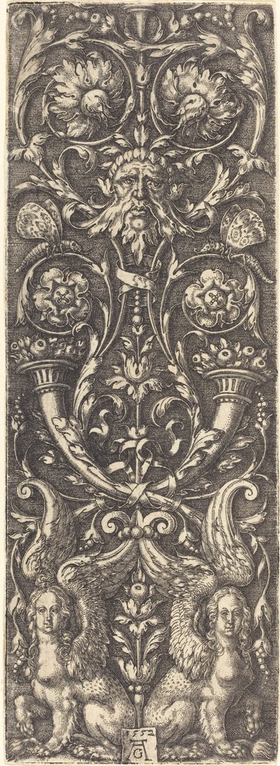 Höga frukter med ornament, 1552. av Heinrich Aldegrever