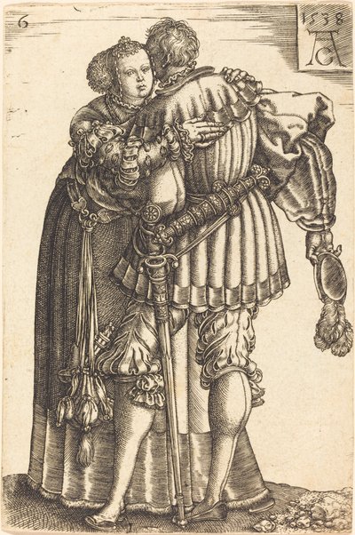 Stora bröllopsdansare, 1538. av Heinrich Aldegrever