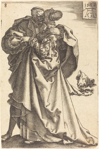 Stora bröllopsdansare, 1538. av Heinrich Aldegrever