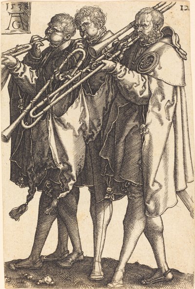 Stora bröllopsdansare, 1538. av Heinrich Aldegrever