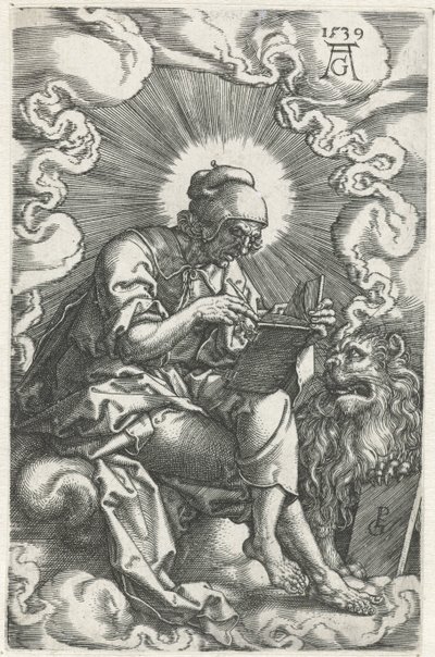 Marcus Fyra evangelister (serietitel) av Heinrich Aldegrever