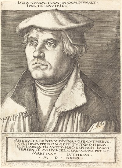 Martin Luther av Heinrich Aldegrever