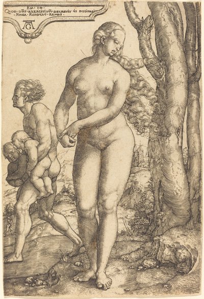 Rhea Silvia. av Heinrich Aldegrever