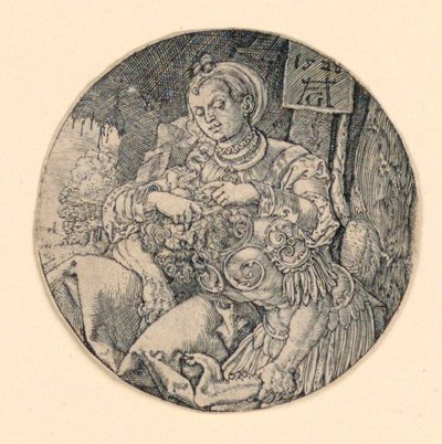 Simson och Delila av Heinrich Aldegrever