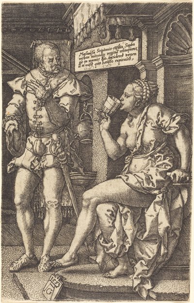 Sophonisba av Heinrich Aldegrever