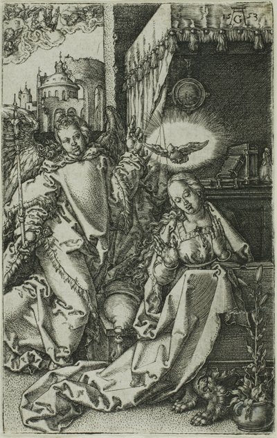 Bebådelsen av Heinrich Aldegrever