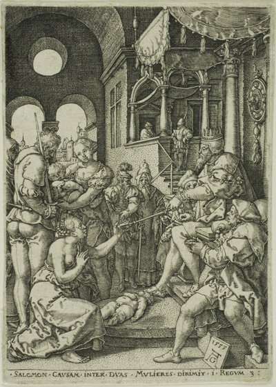 Salomos dom av Heinrich Aldegrever