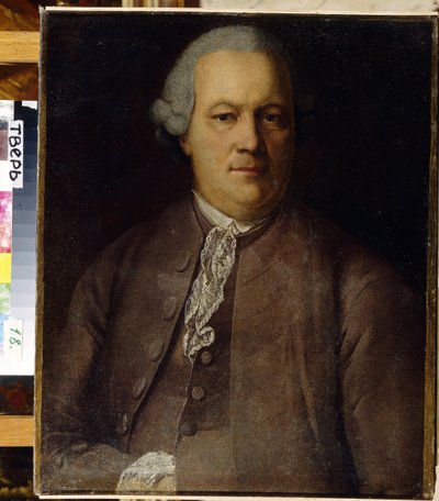 Porträtt av A. von Berg par Buchholz, Heinrich (1735-1780) av Heinrich Buchholtz
