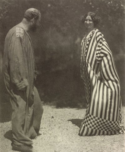 Gustav Klimt och Emilie Flöge, ca. 1909. av Heinrich Böhler