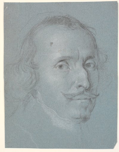Manligt porträtthuvud av Heinrich Dittmers