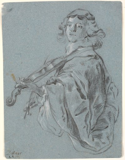 Ung violinist av Heinrich Dittmers