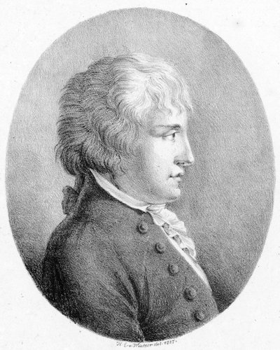 Avbildad person: Giovanni Battista Pergolesi av Heinrich Eduard Winter