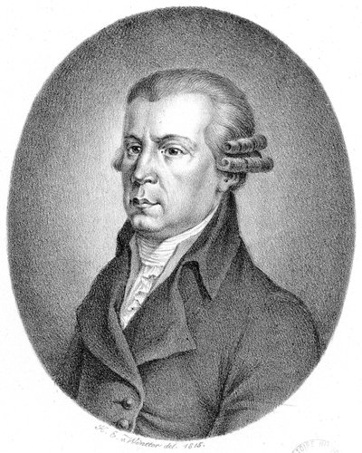 Avbildad person: Johann Georg Albrechtsberger av Heinrich Eduard Winter