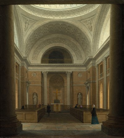 Slottskyrkan i Christiansborg, Köpenhamn av Heinrich Hansen (Danish