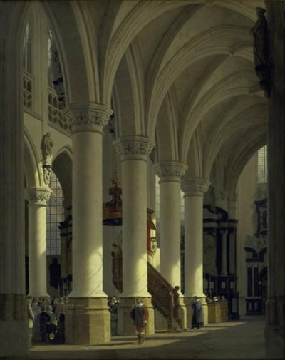 Kyrkan i St. Mall i Bryssel av Heinrich Hansen