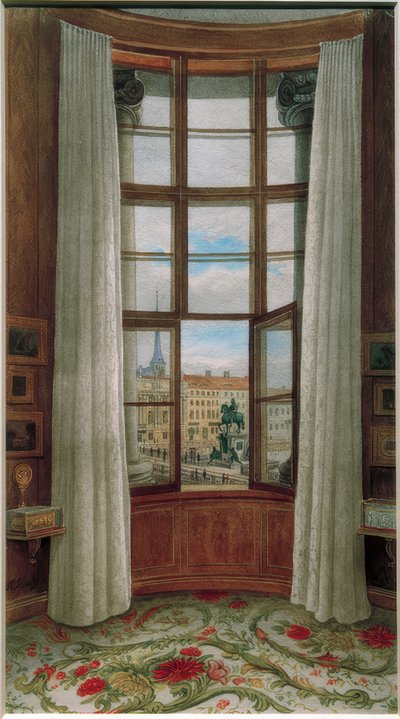Utsikt från Berlins stadspalats av Heinrich Hintze