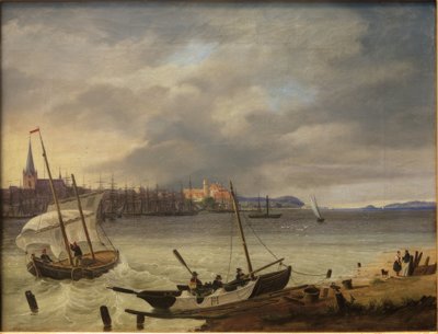 Kiel och Kielfjorden av Heinrich Hintze