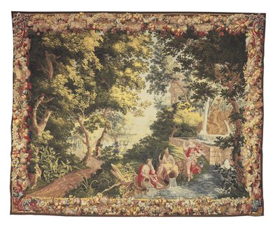 En Brysselmytologisk gobeläng från serien Diana & Callisto, ca. 1680-1710 av Heinrich II Reydams
