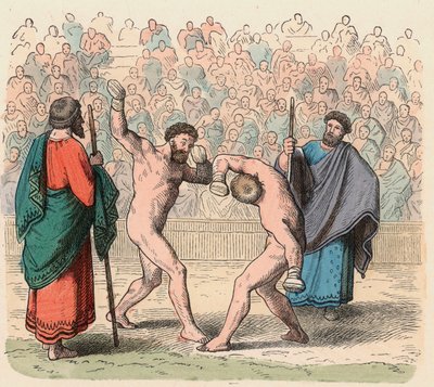 Antikens Grekland: Boxare av Heinrich Leutemann