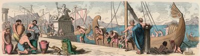 Antikens Grekland: Handel till sjöss av Heinrich Leutemann