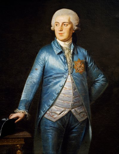 Porträtt av Christian VII av Danmark (Köpenhamn av Heinrich Schmidt