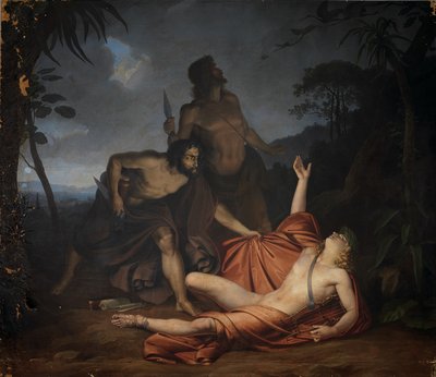 Tranorna på Ibycus av Heinrich Schwemminger