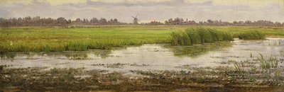 De övre delarna av Alster, ca 1834-35 (olja på papper monterad ombord) av Heinrich Stuhlmann