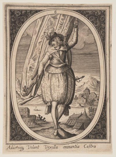 Plansch 6 från Militära figurer av Heinrich Ulrich