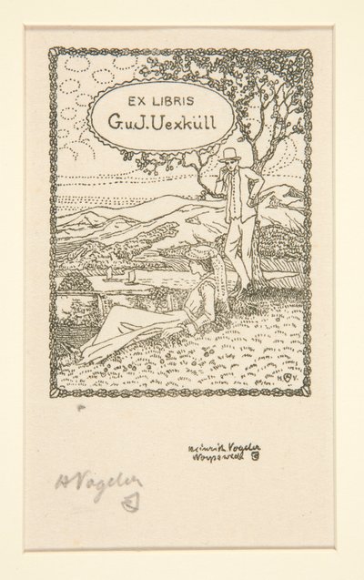 Boktavlor av Heinrich Vogeler